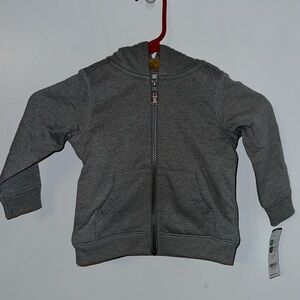 Carter's Gray Kids Zip-Up Hoodie Sweatshirt